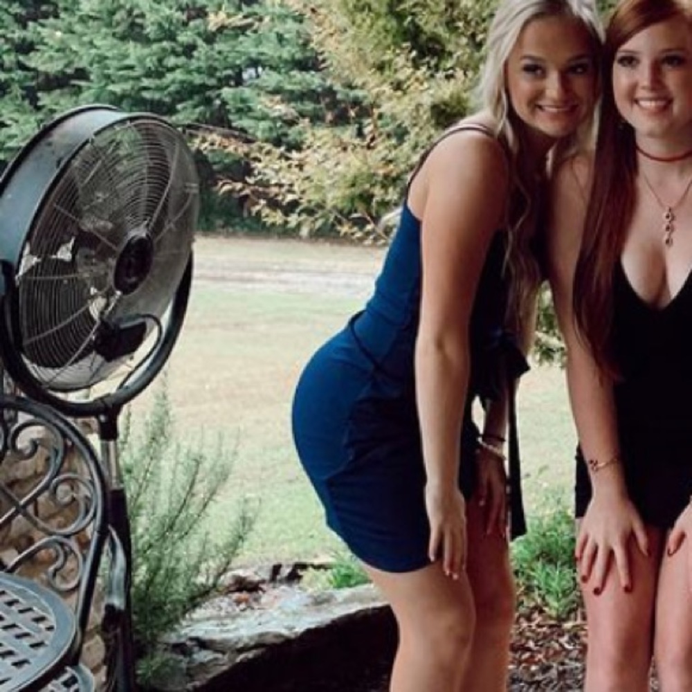 navy blue home coming dress!